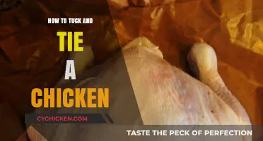 Mastering the Art of Tucking and Tying Chickens for Health and Show
