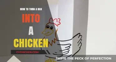 Transforming a Box into a Chicken: Creative DIY Craft Guide