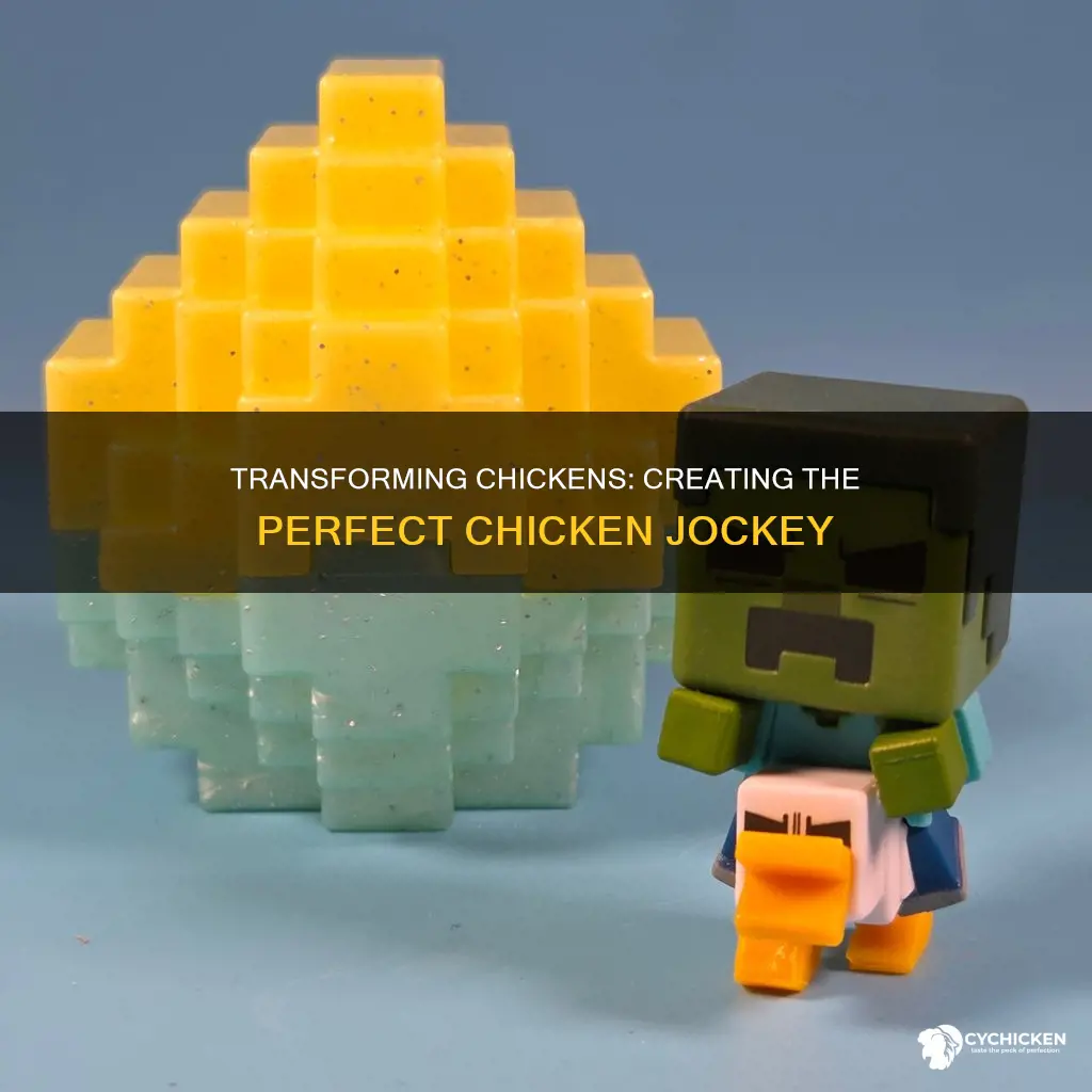 how to turn a chicken into a chicken jockey