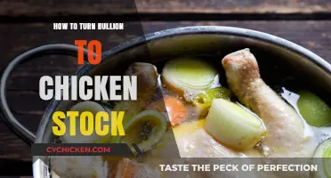 Transforming Bullion into Rich, Homemade Chicken Stock: A Simple Guide