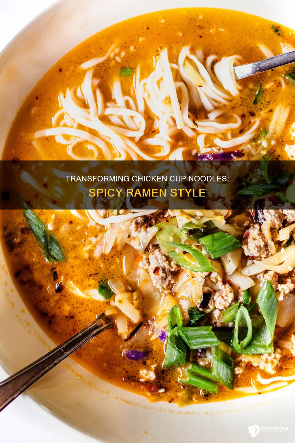 how to turn chicken cup of noodles into spicy ramen