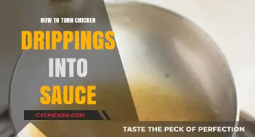 Transform Chicken Drippings into Rich, Flavorful Sauce in Minutes