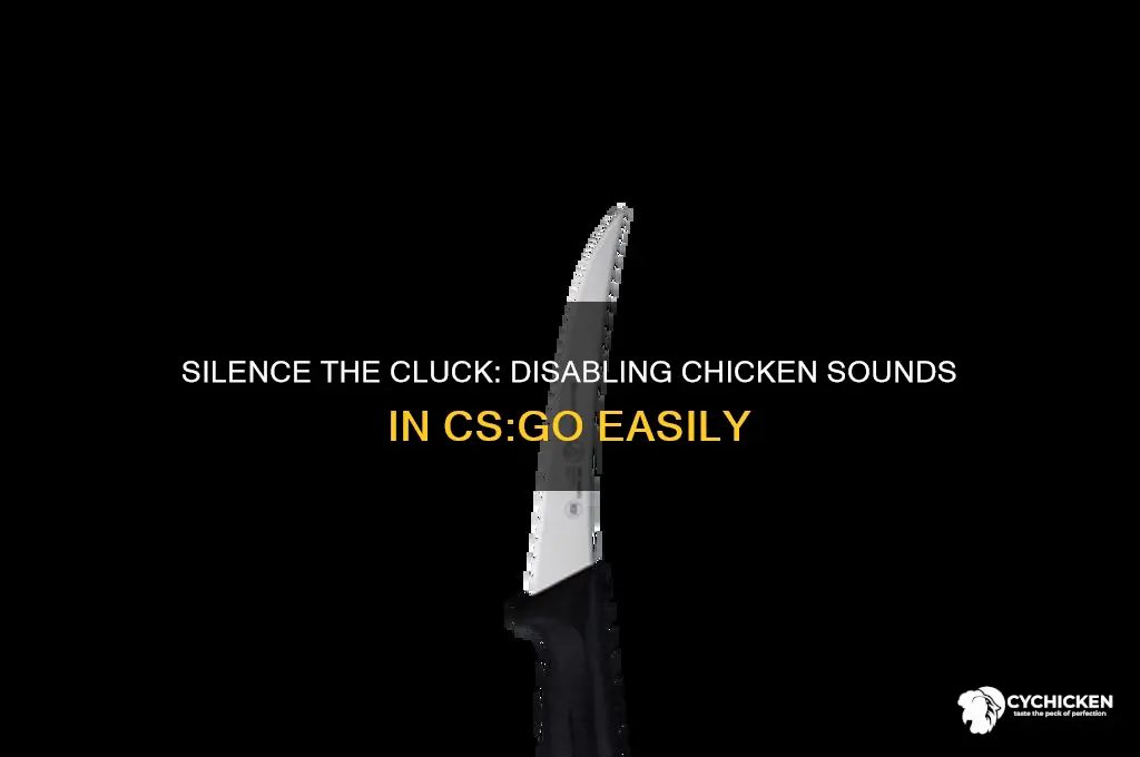 how to turn off chicken sounds in csgo