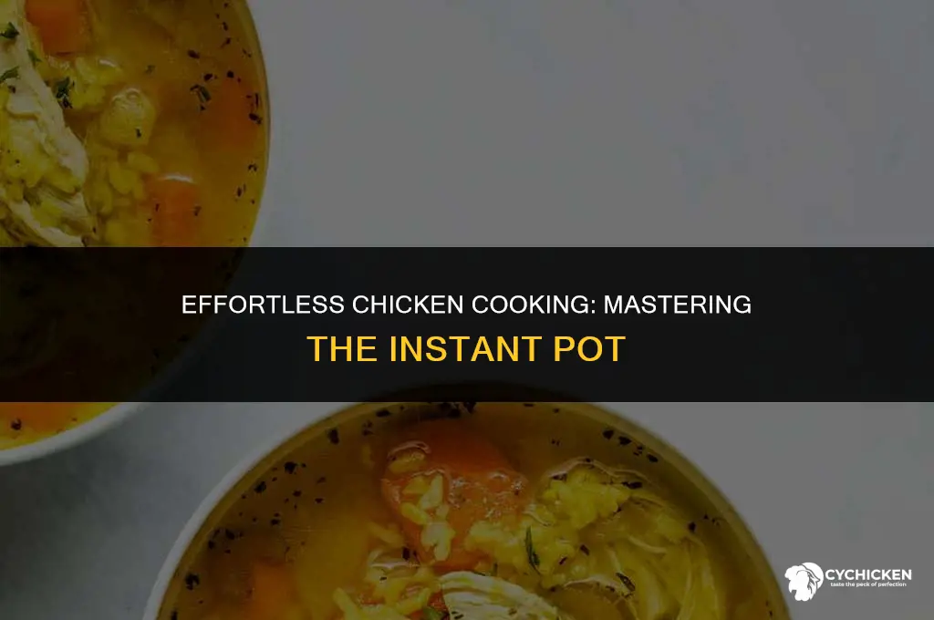 how to turn on instant pot for chicken