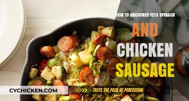 Easy Uncooked Feta Spinach and Chicken Sausage Recipe Ideas