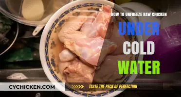 Quickly Thaw Raw Chicken Safely Using Cold Water: A Guide