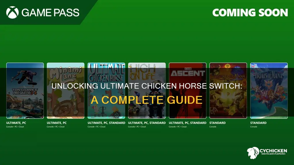 how to unlock everything in ultimate chicken horse switch