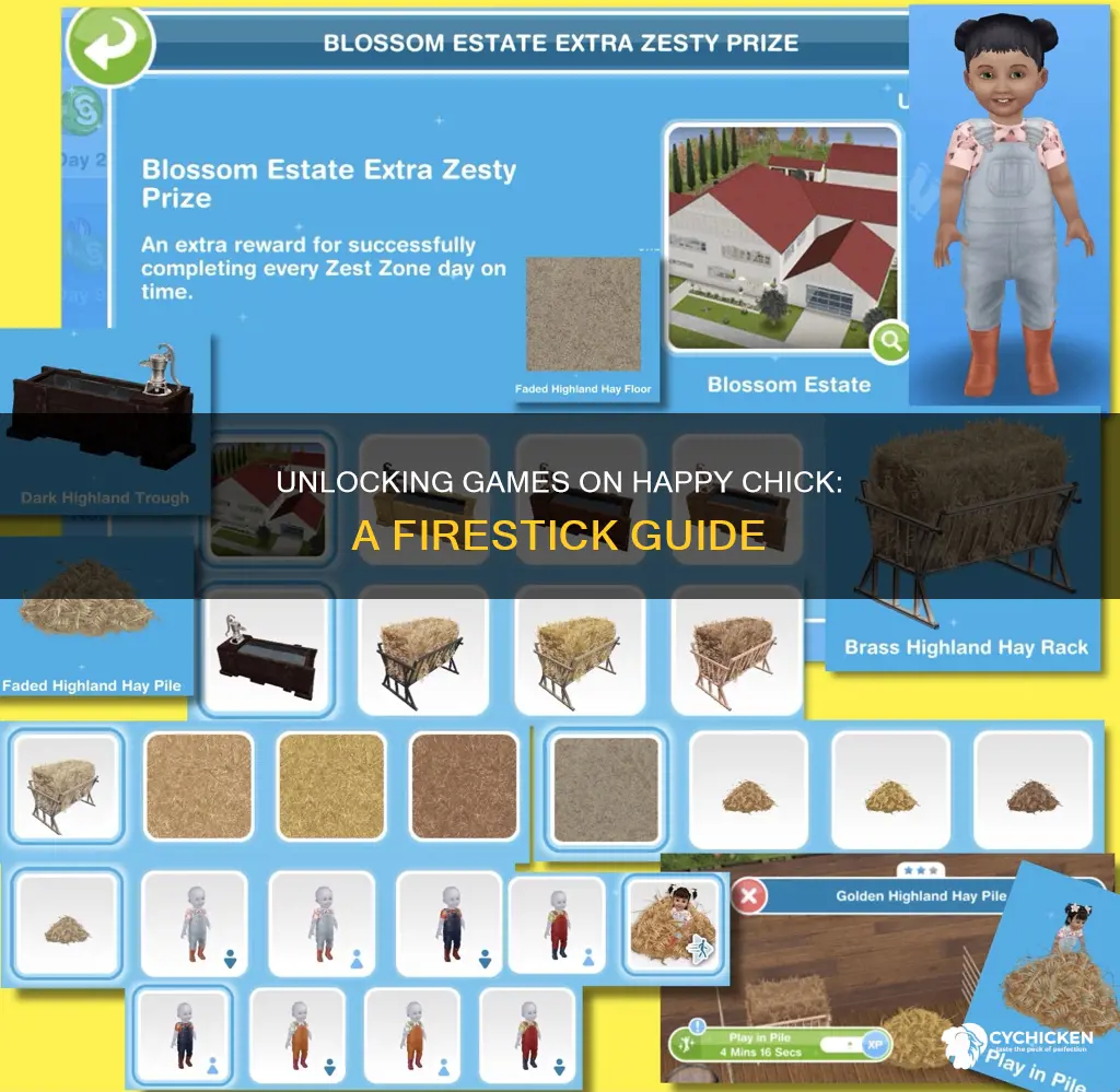 how to unlock games on happy chick apk firestick