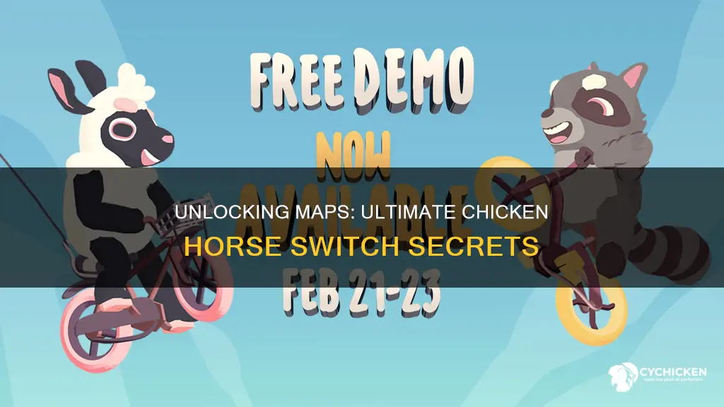 how to unlock more maps in ultimate chicken horse switch