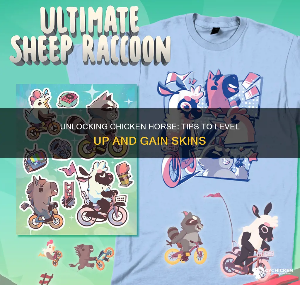 how to unlock more skins and level for chicken horse