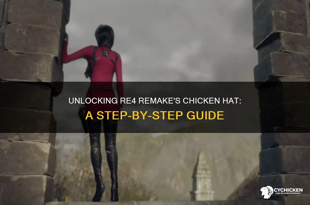 how to unlock the chicken hat re4 remake