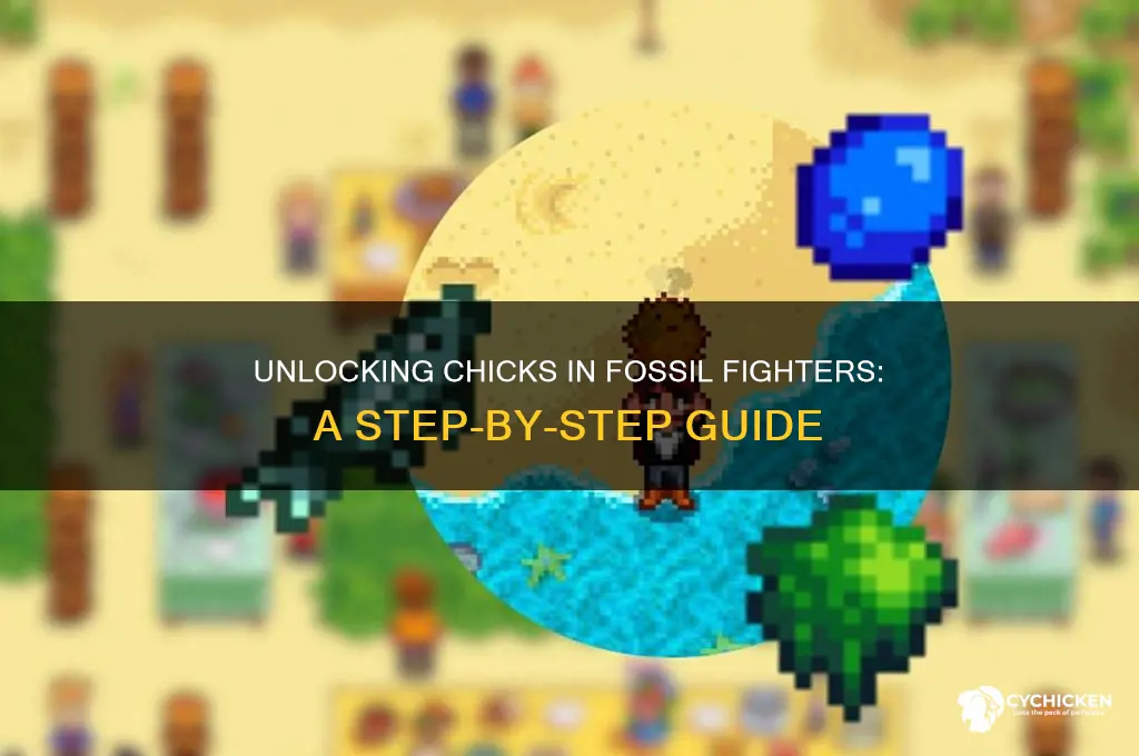 how to unlock the chicks fossil fighters