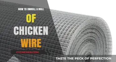 Mastering the Art of Unrolling Chicken Wire: A Step-by-Step Guide