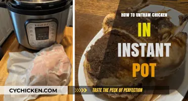 Quick Thawing: Instant Pot Chicken Defrosting Made Easy