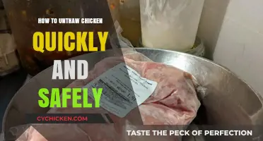 Quick and Safe Chicken Thawing: A Step-by-Step Guide