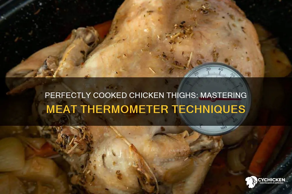 how to use a meat thermometer chicken thigh