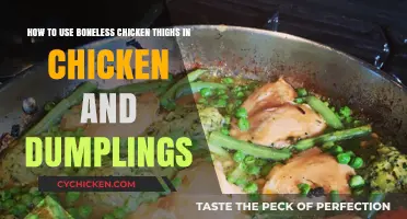 Perfect Chicken and Dumplings with Boneless Thighs: Easy Recipe Guide