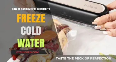 Vacuum Sealing Chicken for Freezing Cold Storage