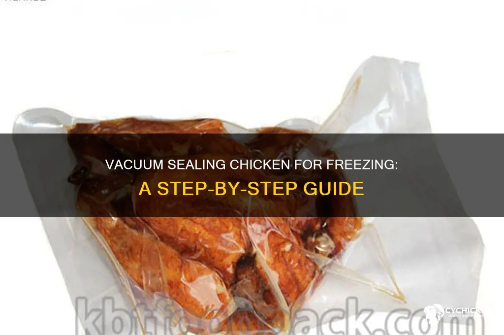 how to vacuum seal chicken to freeze