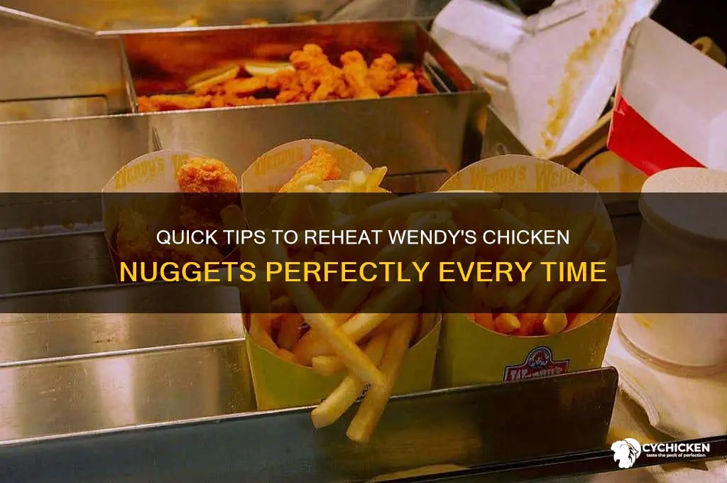 how to warm cold wendys chicken nuggets