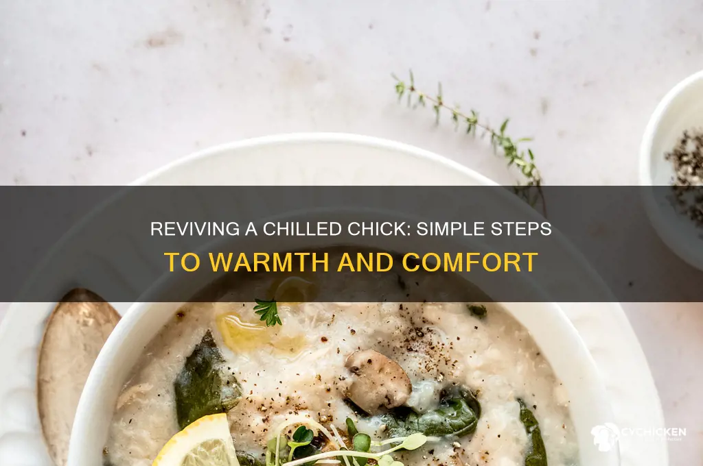 how to warm up a cold chick