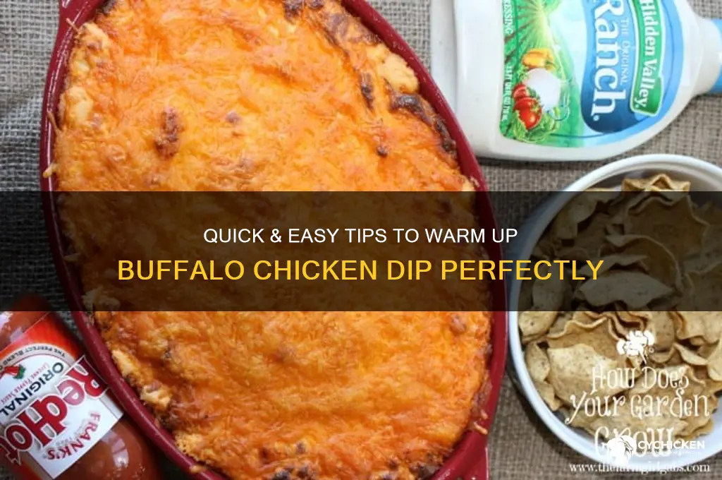 how to warm up buffalo chicken dip