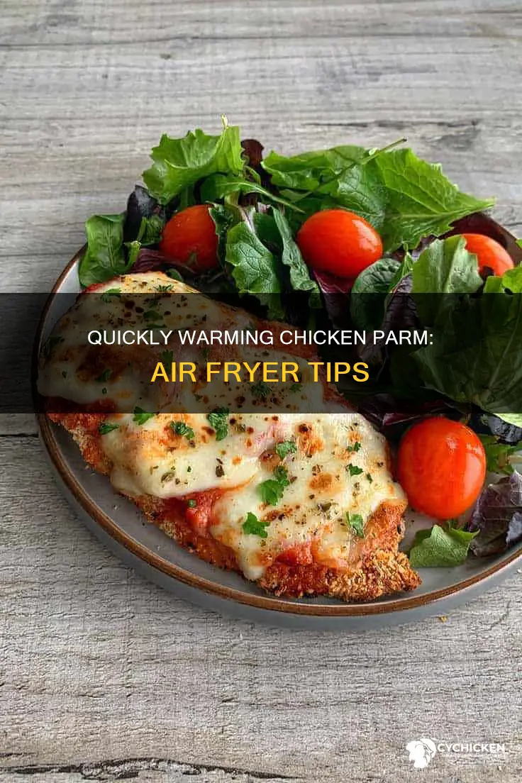 how to warm up chicken parm in air fryer