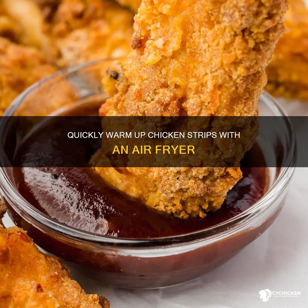 how to warm up chicken strips in air fryer