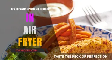 Quickly Warming Chicken Tenders in an Air Fryer