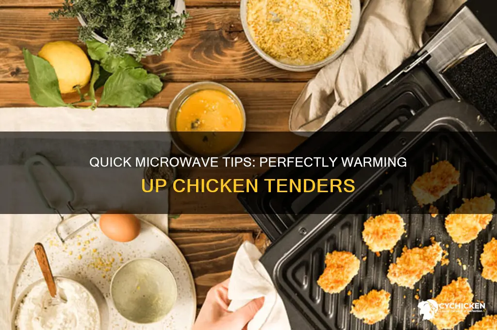 how to warm up chicken tenders in microwave