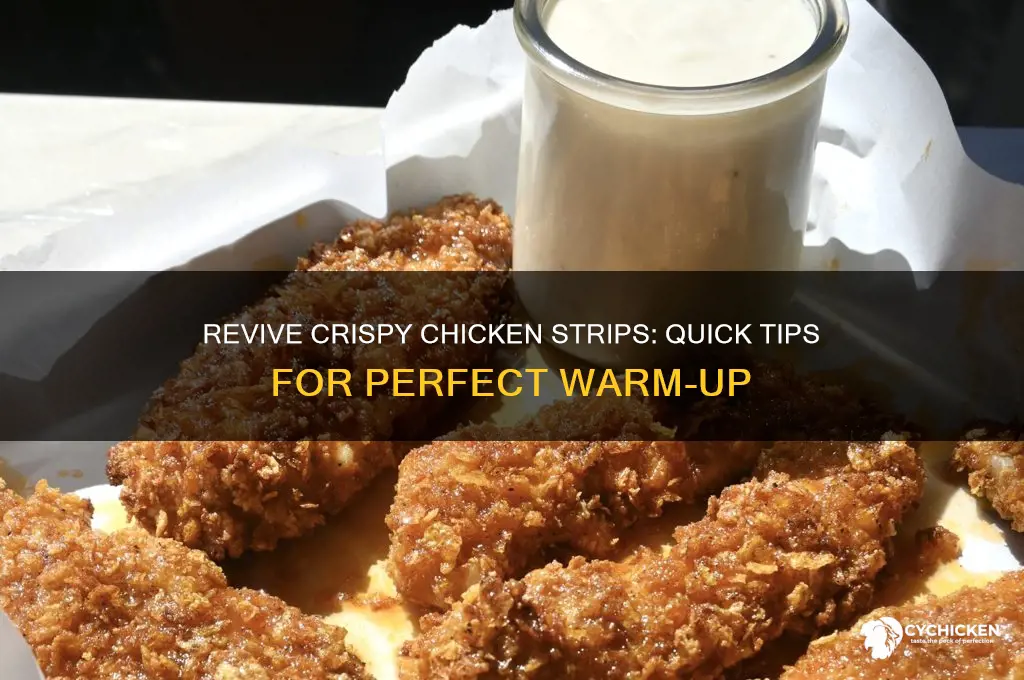 how to warm up crispy chicken strips