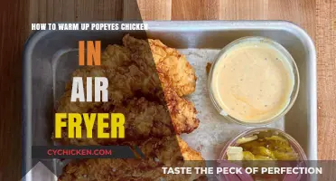 Air Fryer Hack: Warming Up Popeyes Chicken