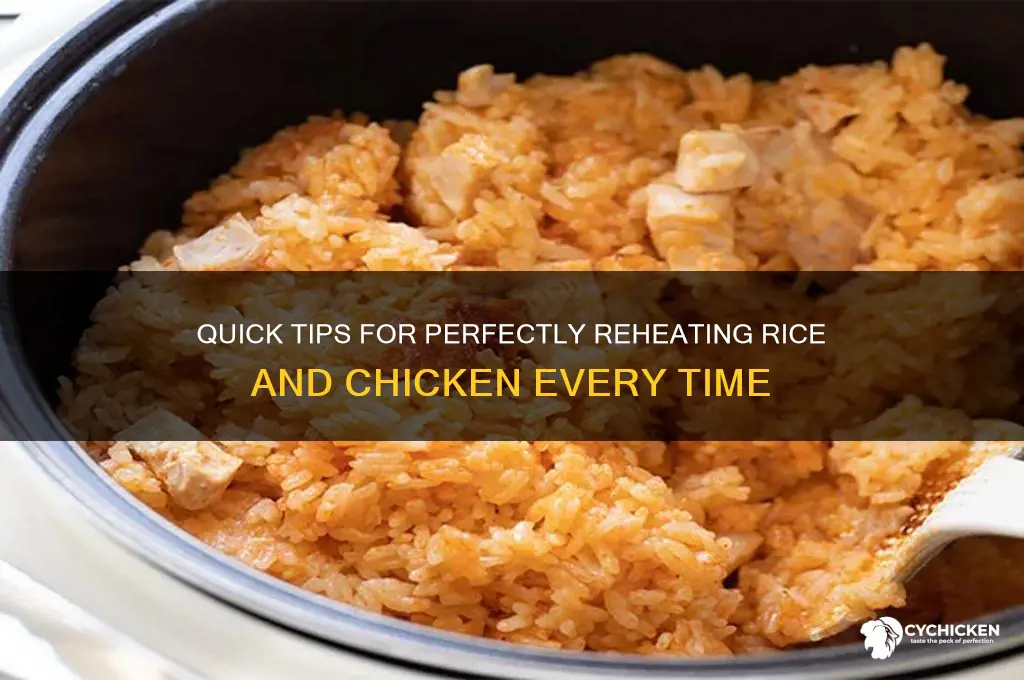 how to warm up rice and chicken
