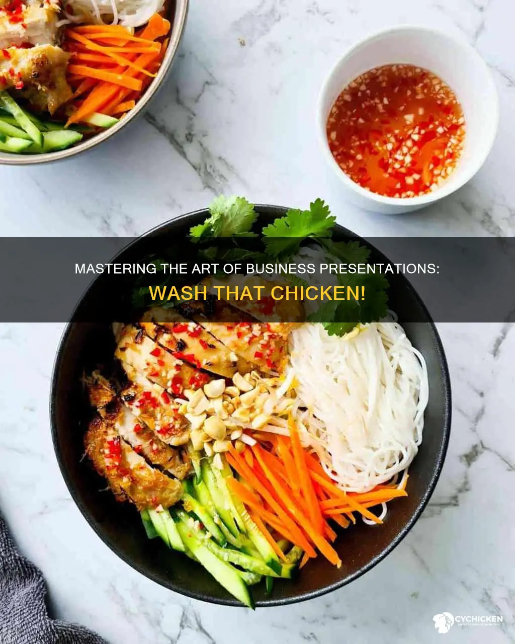 how to wash a chicken mastering the business presentation