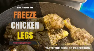 Easy Guide: Washing and Freezing Chicken Legs for Meal Prep