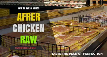 Proper Handwashing After Handling Raw Chicken: A Step-by-Step Guide