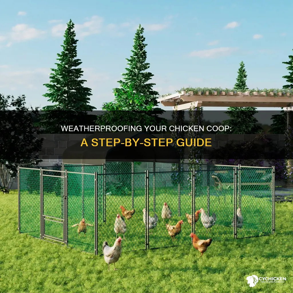 how to weatherproof a chicken coopcoop how to weatherproof