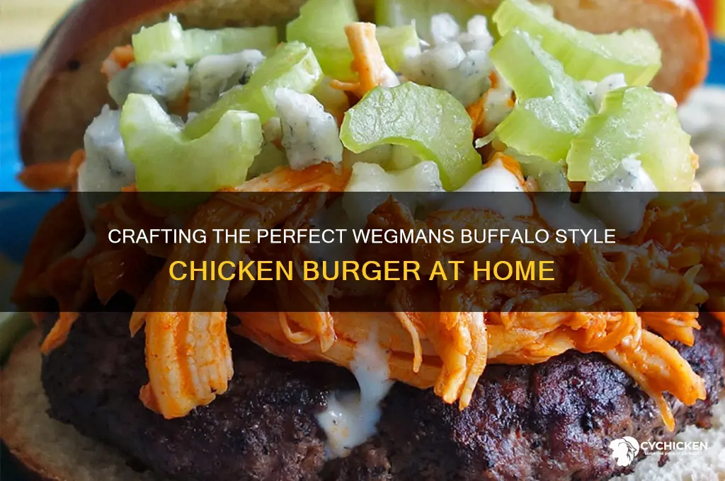 how to wegmans buffalo style chicken burger