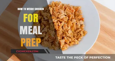 Mastering Meal Prep: Accurate Chicken Weighing for Perfect Portions