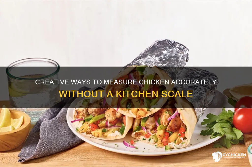 how to weigh chicken without a scale
