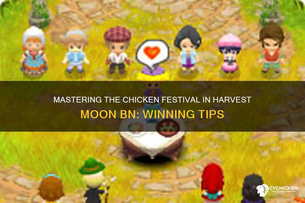 how to win chicken festival harvest moon bn
