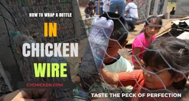 Creative Bottle Wrapping: A Chicken Wire Crafting Guide