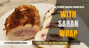 Wrapping Chicken Cordon Bleu: Saran Wrap Techniques