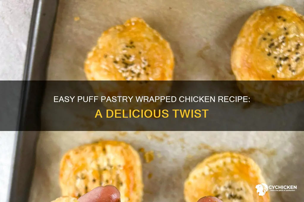 how to wrap chicken in puff pastry