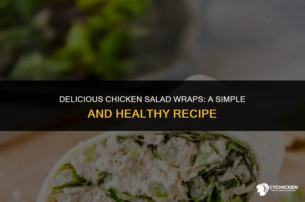 how to wrap chicken salad