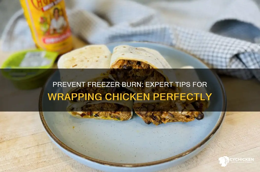 how to wrap chicken to prevent freezer burn