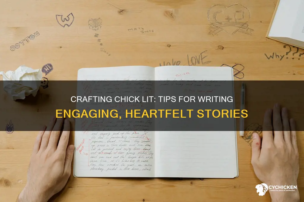 how to write a chick lit book