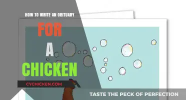 Honoring Your Feathered Friend: Crafting a Heartfelt Chicken Obituary