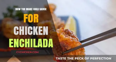 Spicy Homemade Chili Sauce Recipe for Perfect Chicken Enchiladas