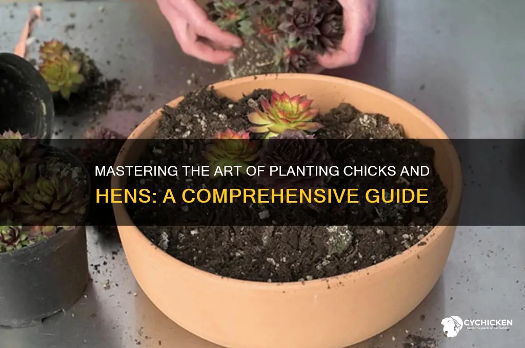 how topkant to plant chicks and hens
